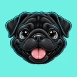 Oscar, Kevin's black pug